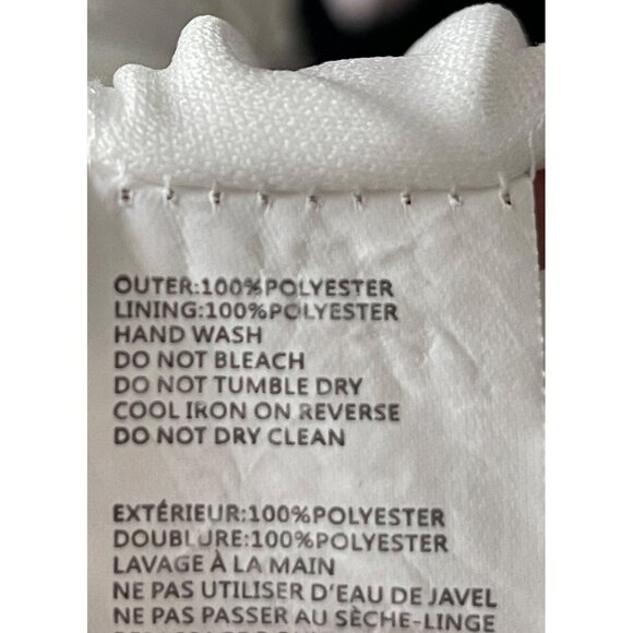 I saw it first party fun flirty mini dress fringing hi low size 4 white flapper - Picture 7 of 7